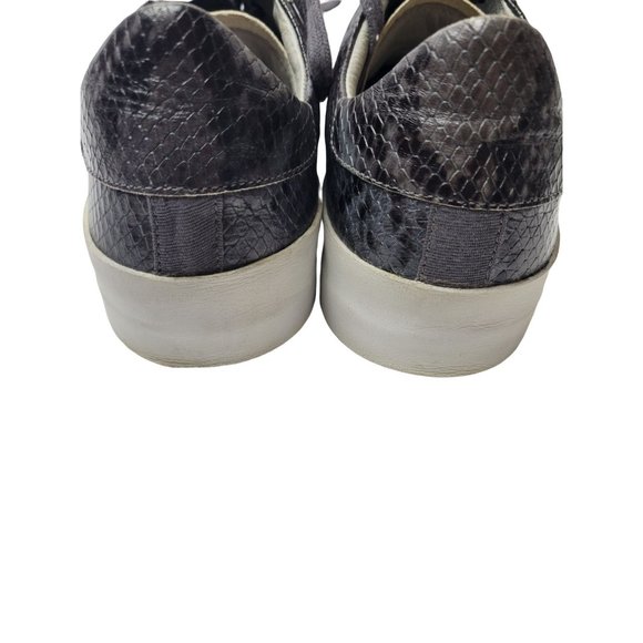 All Saints Womens python snake print sneaker leather  low top Euro 41 - Picture 4 of 9